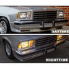 G-PLUS Side Marker Turn Light Lenses Compatible with Chevy Malibu & El Camino 1978-1979 Clear & Amber Lens Gray Housing Side Marker Lamps Cover 913607 913608 5969443 5969445