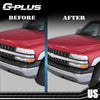 G-PLUS Front Headlight Lenses Cover Compatible with 1999-2002 Chevy Silverado 1500 2500 3500,Left & Right Side Replacement A Pair (Clear Lens)