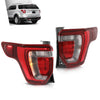 G-PLUS Tail Lights Assembly Rear Brake Lamp Left+Right with Wiring Harness & Bulb Compatible with Ford Explorer 2016-2019 FB5Z13405C Faros Traseros Luces Traseras