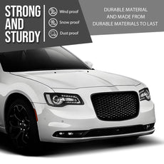 G-PLUS Radiator Support Upper Tie Bar for Chrysler 300 2011-2023 Black Additional Angle