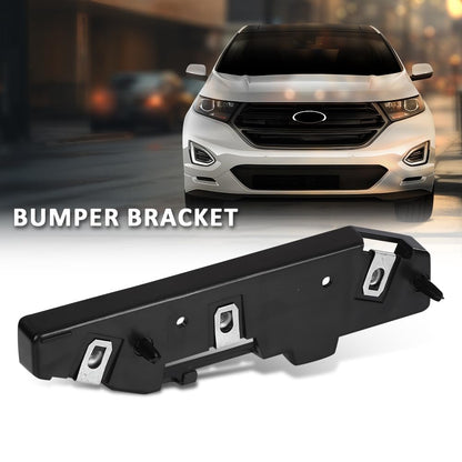 G-PLUS Front Right Side Bumper Bracket Retainer Compatible with Ford Edge (submodel: SE, SEL, Sport, Titanium) 2015-2018 FT4Z17C947A, FO1033108 Black PP