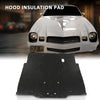 G-PLUS Black Hood Insulation Pad Heat Shield Compatible with Chevy Camaro 1980 1981 Black 1pc