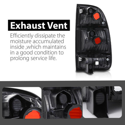 G-PLUS Tail Lights w/Blubs Compatible with Toyota Tundra 2-Door Regular Cab 2000-2004,Not Fit Crew Cab or Double Cab,Not Fit Models w/Stepside Beds Driver & Passenger Luces TraserasAssembly