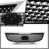G-PLUS Front Upper Grille Chrome, Compatible with Kia Sportage 2014-2016, KI1200162, 863503W500