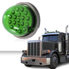 G-PLUS Green Lens White LED Light Marker Turn Signal Light Lamp w/Base Universal
