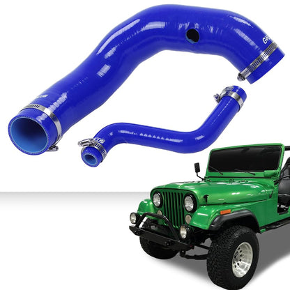 G-PLUS Blue Fuel Hose Complete Kit Compatible with Jeep CJ5 CJ6 1970 1971 1972 1973 1974 1975