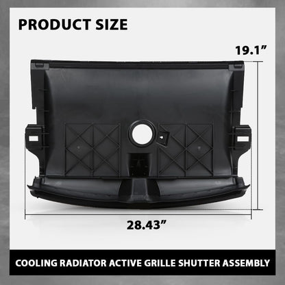 G-PLUS Cooling Radiator Active Grille Shutter Assembly w/o Motor/Actuator/Controller Compatible with Tesla Model 3 2021-2023