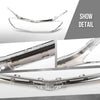 G-PLUS Front Grille Trim Compatible with Chevy Malibu 2019 2020 2021 2022 84473374, GMC1202106 Chrome