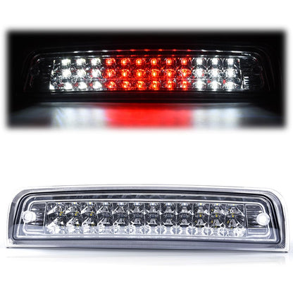 G-PLUS LED 3rd Third Brake Light Compatible with Dodge Ram 1500 2009-2017, Fit Dodge Ram 2500 3500 2010-2017 3rd High Mount Stop Lamp, Clear Lens Chrome Housing