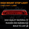 G-PLUS LED 3RD Third Brake Light Compatible with Toyota Tundra V8 2007-2016 High Mount Brake Light Red Lens Clear Bottoms