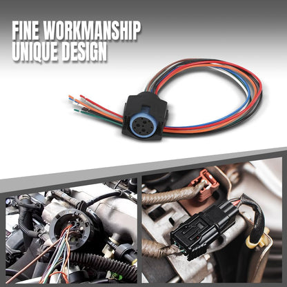 G-PLUS Transmission Wiring Harness Repair Kit Fit Chrysler Dodge Jeep Products with The 42RE 44RE 46RE 47RE A518 Model Automatic Transmissions 1994-2025 12445BK, 350-0062 Black