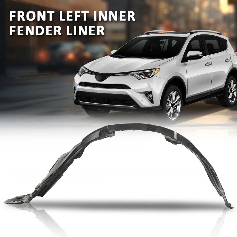 G-PLUS Front Left Inner Fender Liner Compatible with Toyota RAV4 2013-2018 538760R060