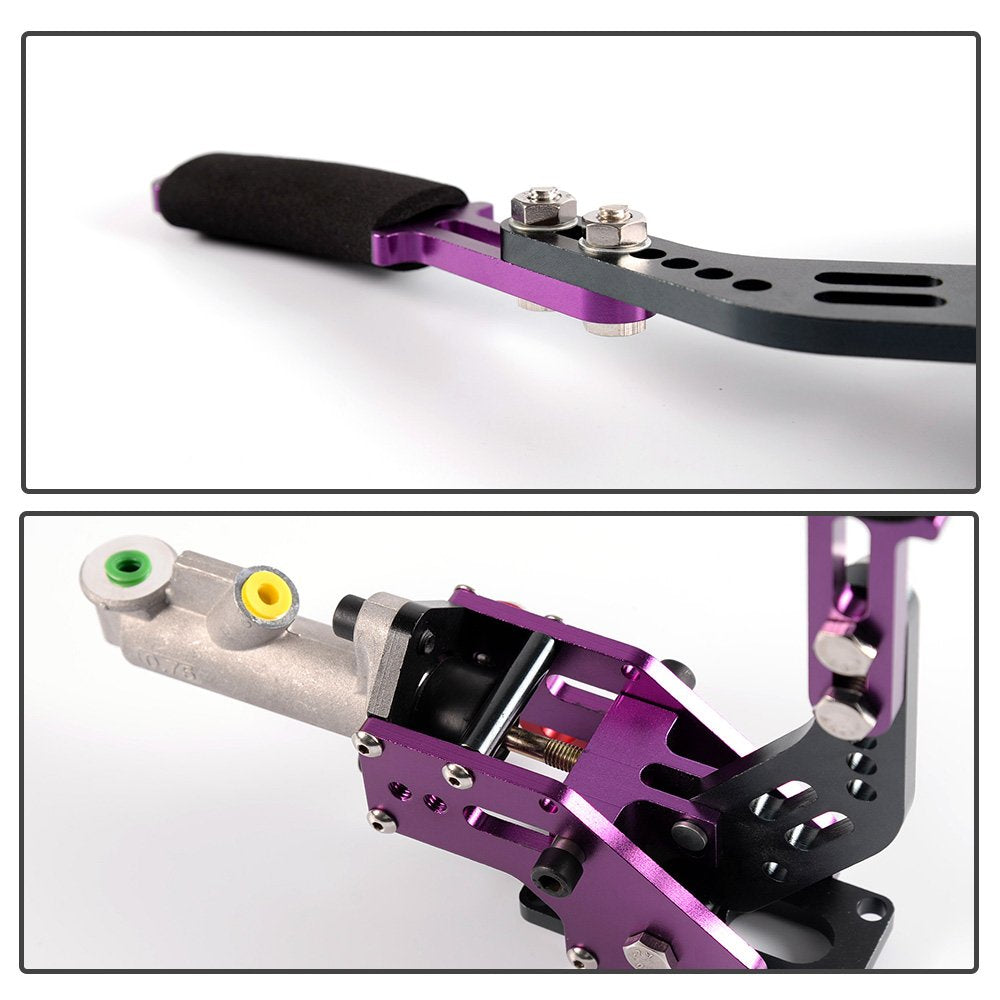 G-PLUS Universal Hydraulic Handbrake ebrake Racing Drift Parking Emergency Brake Lever Purple