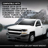 G-PLUS Hood Ditch LED Light Mount Bracket Compatible with Chevy Silverado GMC Sierra 1500 2014-2019,Fit Chevy Tahoe Suburban 1500 2500 2014-2019,Fit GMC Yukon 2014-2019