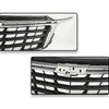 G-PLUS Front Bumper Grille Chrome ABS Plastic Compatible with Chevy Equinox 2022 2023