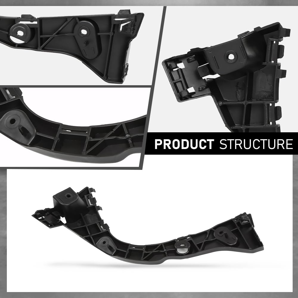 G-PLUS Rear Bumper Bracket Set, Compatible with Ford Focus RS 2016-2018/Focus SEL 2017-2018/ (submodel: ELECTRIC, SE, ST, Titanium) 2015-2018, LH & RH 2PCS, F1EZ17D948E, F1EZ17D948F