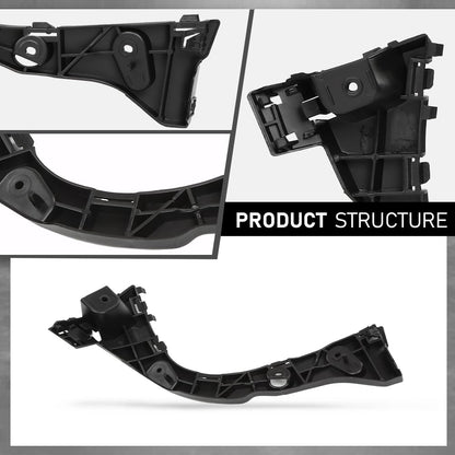 G-PLUS Rear Bumper Bracket Set, Compatible with Ford Focus RS 2016-2018/Focus SEL 2017-2018/ (submodel: ELECTRIC, SE, ST, Titanium) 2015-2018, LH & RH 2PCS, F1EZ17D948E, F1EZ17D948F