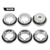 G-PLUS Dash Knob Bezels Air Brake Release Lighter Lights Wiper Gaskets Compatible with Galaxie/Ford Full-size 1962