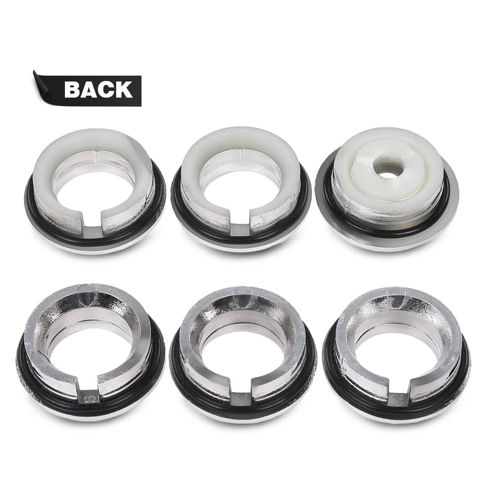 G-PLUS Dash Knob Bezels Air Brake Release Lighter Lights Wiper Gaskets Compatible with Galaxie/Ford Full-size 1962