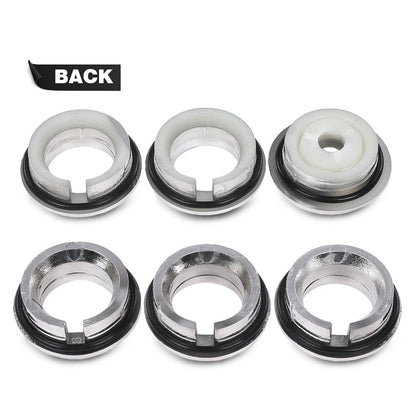 G-PLUS Dash Knob Bezels Air Brake Release Lighter Lights Wiper Gaskets Compatible with Galaxie/Ford Full-size 1962