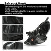 G-PLUS Headlights Assembly w/o Bulbs Driver and Passenger Side Compatible with Nissan Versa 2015-2019 260109KK0A 260609KK0A NI2503230 NI2502230Bumper Headlamps,faros delanteros