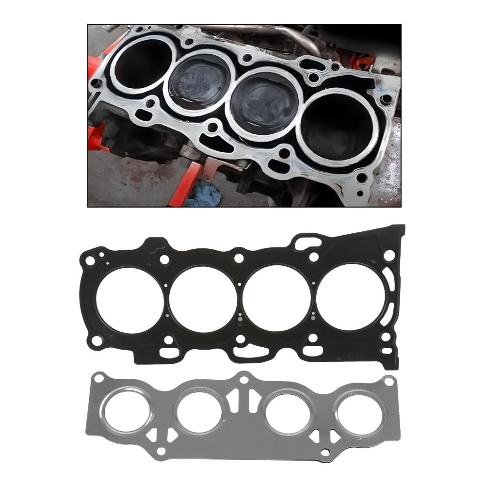 G-PLUS Head Gasket Set Compatible with Scion TC 2005-2006 2.4L 2398CC L4 DOHC, Fit Toyota Camry Solara 2002-2006/Fit Toyota Highlander 2001-2006/Fit Toyota RAV4 2004-2006 2.4L HS26232PT