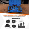 G-PLUS Transmission Rubber Mount Bushing Extractor Tool Kit Compatible with BMW E90, E91, E92, E60, E61, F07, F10, F11, F01, F02, E84, 45 Steel Black