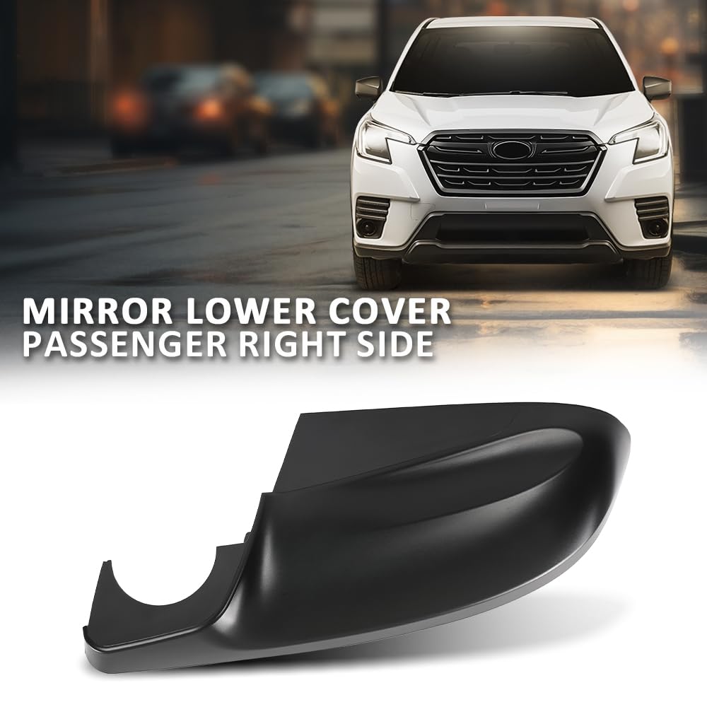 G-PLUS Passenger Exterior Mirror Lower Cover Compatible with Subaru Crosstrek 2018-2023,Fit Subaru Forester 2019-2024 91054FL200