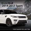 G-PLUS Front Right&Left Bumper Fog Light Trim Pair Compatible with Land Rover Range Rover Sport 2014-2017