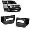 G-PLUS Front Fog Light Lamp Cover Left and Right Pair Compatible with Land Rover Defender 90 110 130 2020-2023
