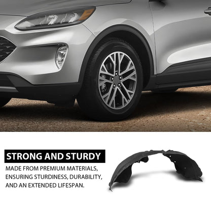 G-PLUS Front Left Fender Liner Inner, Compatible with Ford Escape SE Sport Hybrid 2020/ Ford Escape 2020-2021, Driver Side, LJ6Z16103F, FO1248205
