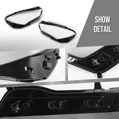 G-PLUS Headlight Lens Cover Compatible with Benz CLA-Class W118 CLA250 CLA35 AMG 2020-2022 Left & Right Front Headlamp Lens Cover Clear