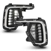 G-PLUS Front Fog Lights With Bezels Covers 4pcs Compatible with Hyundai Santa Fe 2017-2019 86564B8AC0