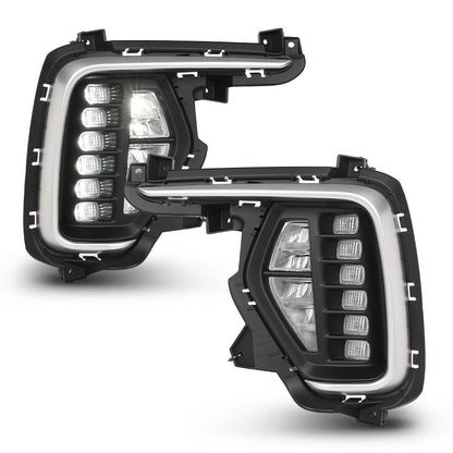 G-PLUS Front Fog Lights With Bezels Covers 4pcs Compatible with Hyundai Santa Fe 2017-2019 86564B8AC0