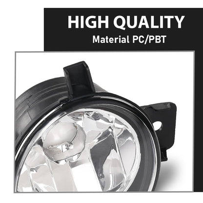 G-PLUS Front Right Fog Light Lamps Assembly Without Bulb, Compatible with BMW X5 E70 2011-2013, Passenger Side, 63177224644, 63 17 7 224 644