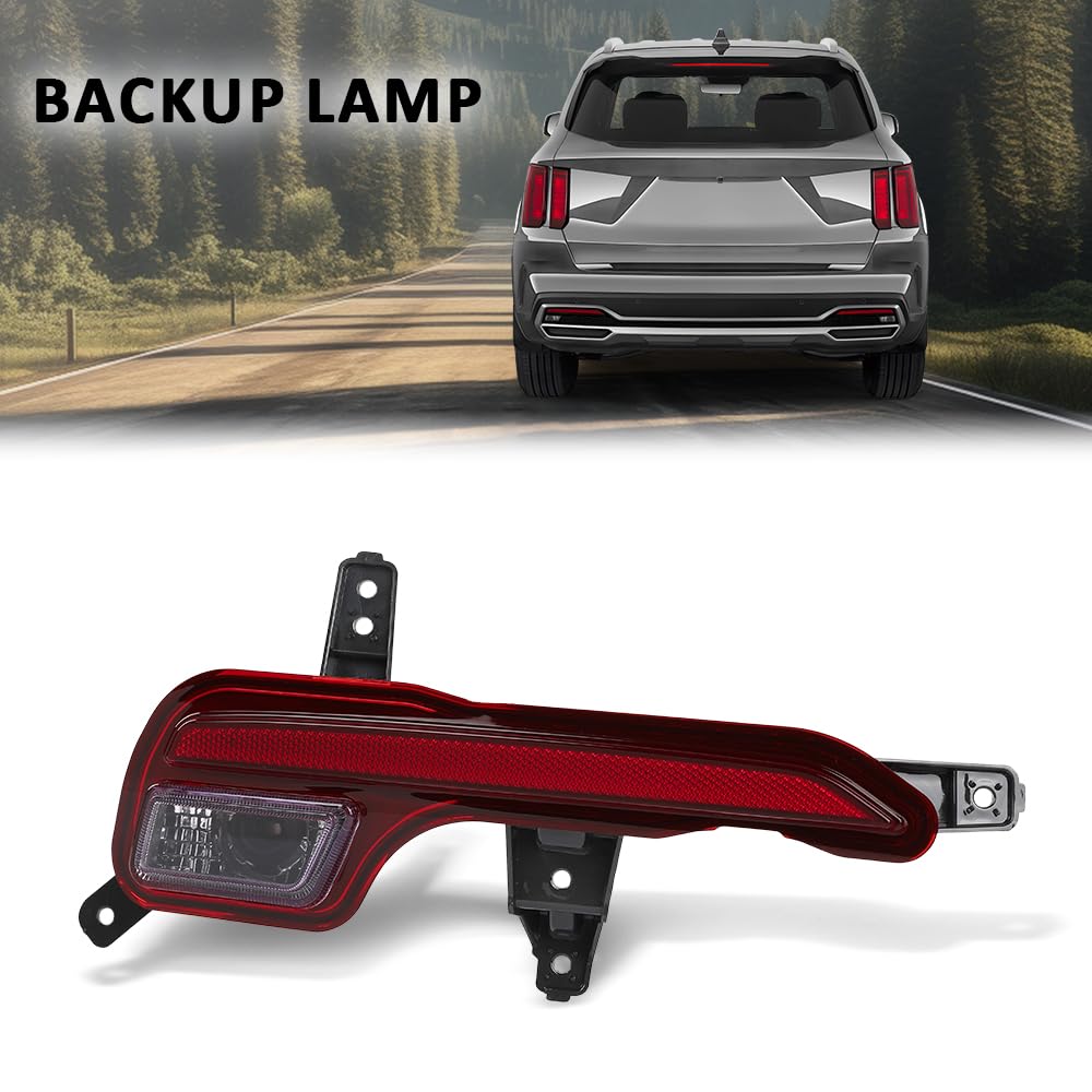 G-PLUS Rear Left Back Up Light, Compatible with Kia Sorento 2021-2023, Driver Side, 92405P2000, KI2892104, 92405-P2000