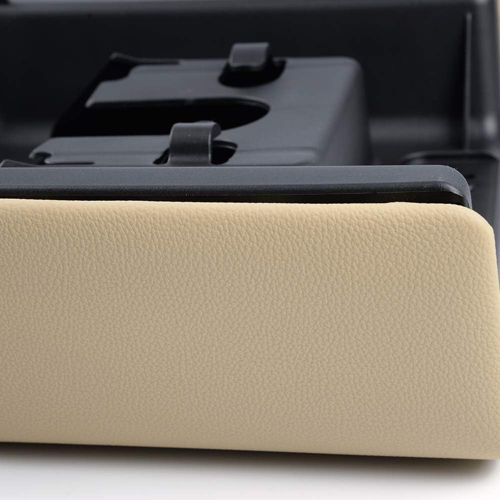 G-PLUS Center Console Armrest Lid Latch Set Compatible with Ford F150 Pickup Truck 2004 2005 2006 2007 2008 Only Fit Models with Floor Shift 5L3Z-1506024-AAD Beige