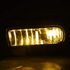 G-PLUS Front Bumper Fog Lights Assembly Compatible With Cadillac Escalade 2002 2003 2004 2005 2006,Driving Fog Lamps w/ 899 12V 37.5W Bulbs(Yellow Lens)