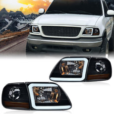 G-PLUS LED Headlights Corner Parking Lights for Ford F150 1998-2003 Product Details