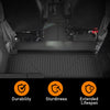 G-PLUS TPE Floor Mats Fit Peterbilt 357 365 367 378 379 384 385 386 388 389 2006-2019 1st Row Truck Accessories Cargo Liners All Weather Protection 3PCS Black Alfombras para Carro