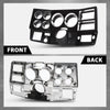 G-PLUS Truck Dash Bezel Panel with A/C Wiper Switch Hole Lower Cover Compatible with Chevy GMC Truck Blazer Suburban 1981-1983 Black 14023004