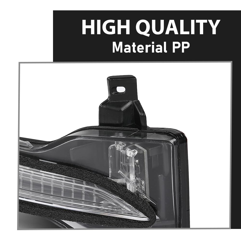 G-PLUS Exterior Mirror Turn Signal Light Lamp Passenger Side Compatible with Subaru Ascent/Crosstrek/Forester/Impreza/Legacy/Outback 2017-2023 84401FL000