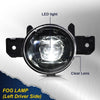 G-PLUS Fog Lights Assembly Compatible with 2019 2020 Nissan Altima 4-Door Sedan S SL SR SV Front Bumper Fog Lights w/Bulb Clear Lens LED Fog Lamps, Driver Side(Left)