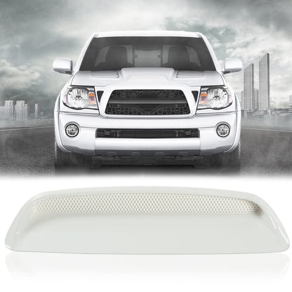 G-PLUS Hood Scoop Kit, Compatible with Toyota Tacoma 2005 2006 2007 2008 2009 2010 2011 Hood Bulge Kit Color Code 040 Super White 7618135050A1