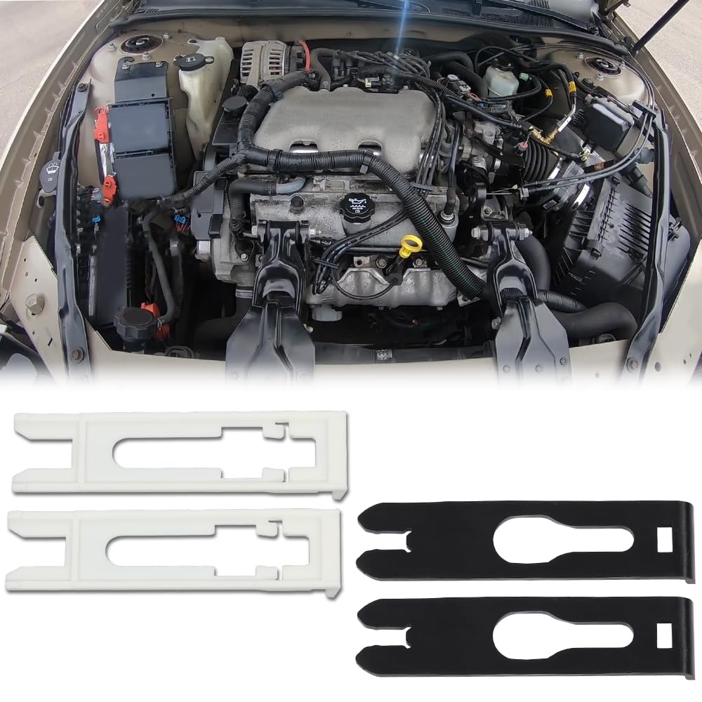 G-PLUS Headlight Headlamp Retaining Clips Kit Compatible with Buick Century 1997-2005/Chevy Blazer 1998-2005/Chevy Impala&Monte Carlo 2000-2005/GMC 1998-2002 4PCS