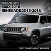 G-PLUS Front Bumper Reinforcement Impact Absorber Compatible with Fiat 500X Pop/Lounge/Easy 2016, Fit Jeep Renegade Limited/Latitude/Sport 2015-2018 68247223AA, CH1006236