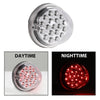 G-PLUS Clear Lens Red LED Light Marker Turn Signal Light Lamp w/Base universal