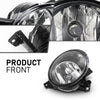 G-PLUS Fog Lights Front Bumper Lamps Pair Compatible with Volkswagen Golf Hatchback/Golf Wagon/Jetta Sedan/Jetta Wagon/Beetle/Eos 2010-2015 5K0941700G, 5K0941700B, 5K0941700 Black