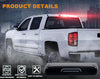 G-PLUS Rear LED Third Brake Light Compatible with 2004-2008 Ford F150 Lobo/2006-2008 Lincoln Mark LT/2007-2010 Ford Explorer Sport Trac 3RD Cargo Led Tail Lamps (Smoky Lens Black Housing)