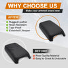 G-PLUS Upgraded Center Console Cover, Compatible with Dodge Charger 2011-2023 Armrest Cover Console Lid Protector Cushion Pad (Black Microfiber Leather Skin)